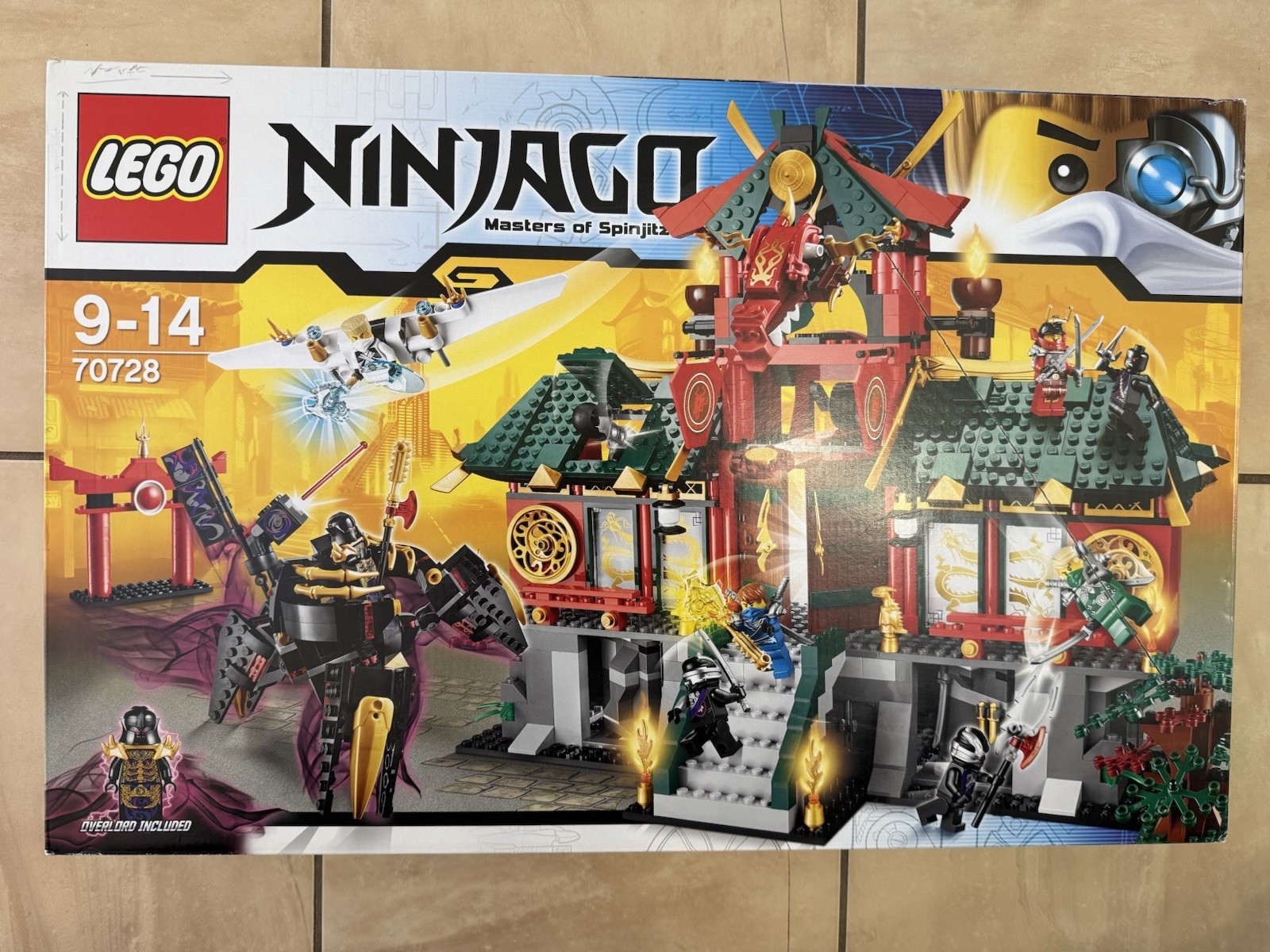 Lego 70728 Battle For Ninjago City Temple Building Set Brand New Sealed Rare