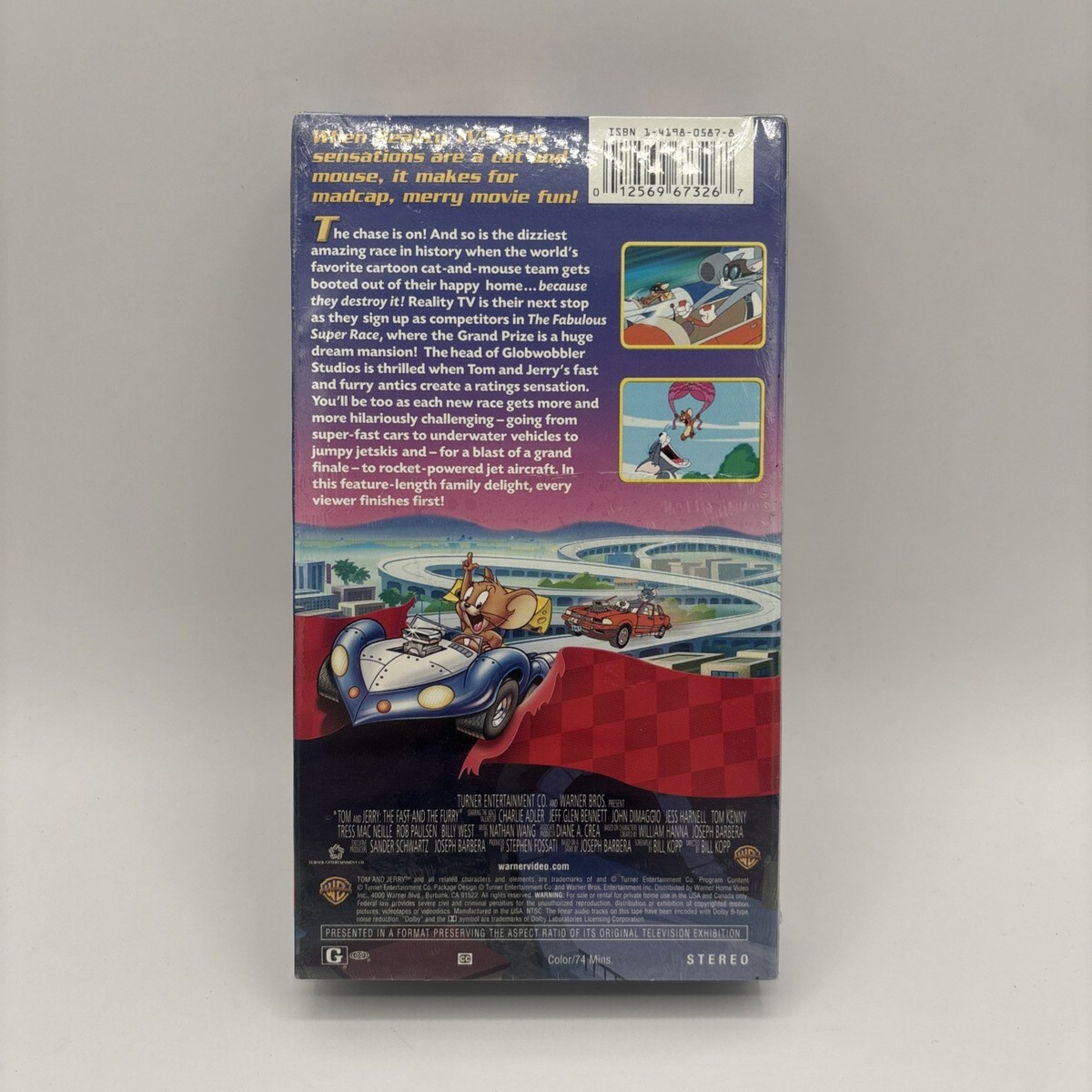 Tom and Jerry: The Fast and the Furry 2005 VHS - FACTORY SEALED