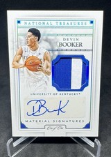 2016 National Treasures Devin Booker 1/1 Kentucky Material Signatures 🏀