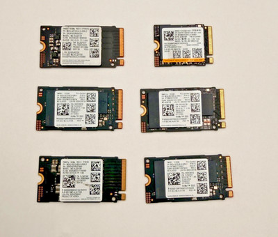 Lot of 6 Samsung 512GB SSD Drives Assorted PCIe
