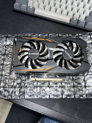 GIGABYTE NVIDIA GeForce GTX 1050 2GB GDDR5 Graphics Card (GV-N1050WF2OC-2GD)