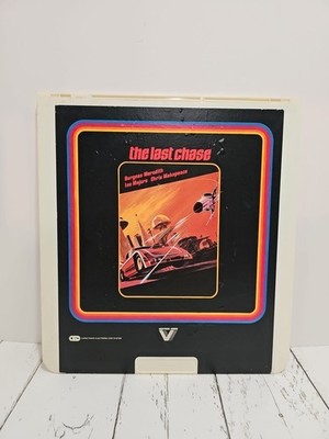 The Last Chase CED Videodisc HTF Movie Burgess Meredith/ Lee Majors - Rare