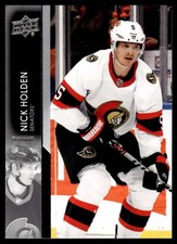 2021 Upper Deck Hockey Nick Holden 608 Ottawa Senators