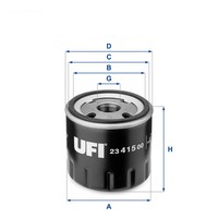Ufi 23.415.00 ÖLfilter FüR Alfa Romeo, Fiat, Lancia