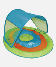Swimways STEP 1 BABY Spring FLOAT Sun CANOPY - 9-24 Months - Green NEW
