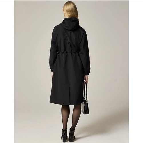 J. Crew XS Perfect Raincoat Jacket Black - Picture 5 of 5