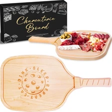 Pickleball Charcuterie Cutting Boards and Platter - The Perfect Pickleball Gi...