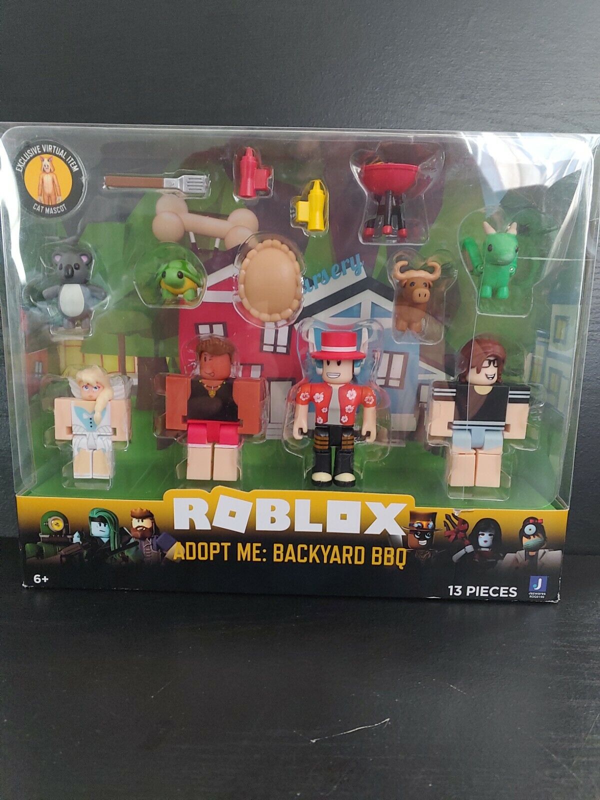 Pack Bonecos Jogo Game Roblox Bbq Celebrity Adopt Me