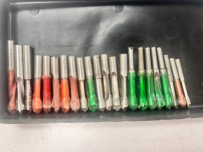 Lot of 22 Assorted Router Bits | eBay