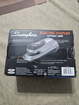 Swingline Optima Grip Electric Stapler Half Strip Auto/Manual 20 Sheets
