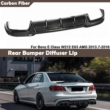 Rear Bumper Diffuser Lip Kit For Mercedes Benz E Class W212 E63 AMG 2013-2016 1X