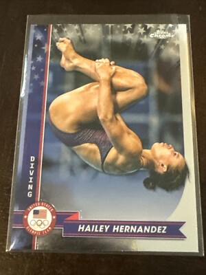 2024 Topps Chrome US Olympics Hailey Hernandez Base NM