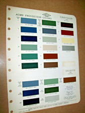 1949 Chrysler De Soto DeSoto car auto Acme Paint Chips set