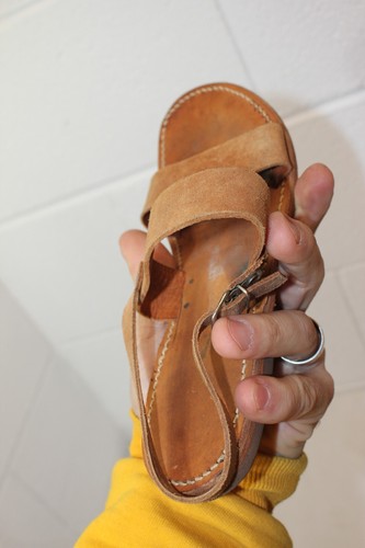 Genuine Vintage Melissinos Greek Women's Handmade! Sandals Size 5/6 US 35/36 EU - Picture 7 of 21