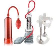 Powerful Penis Enlargement Pump Cock Enlarger Vacuum Length & Girth Developer 