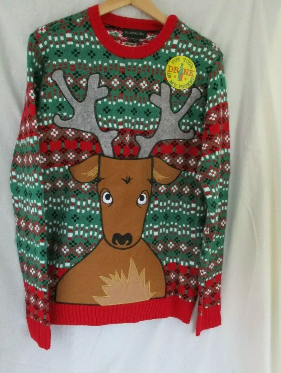 Christmas sweater with best sale deer