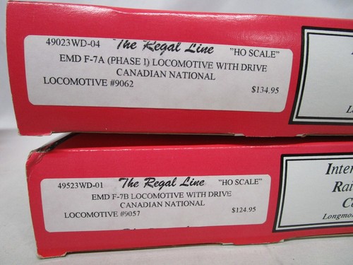 Intermountain HO Scale CN Canadian National F7 AB Diesel Locomotive Set DCC Rdy - Picture 10 of 10