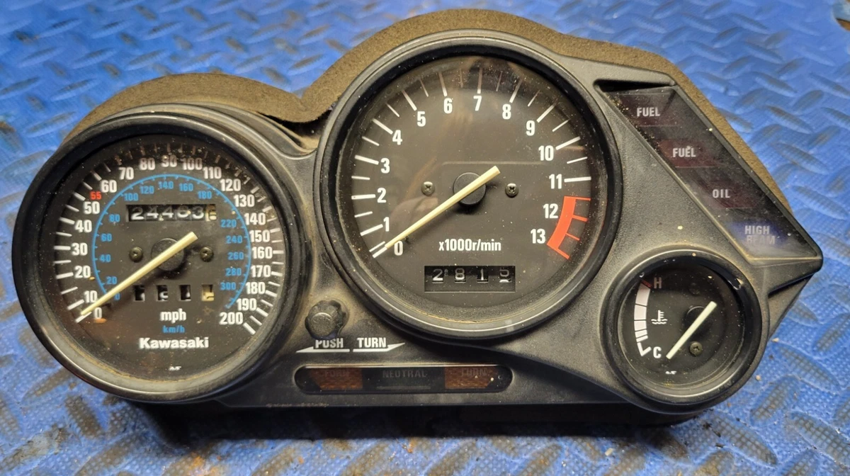 走行ボード Motorcycle Instruments and Gauges for 1991 Kawasaki Ninja ZX11 for