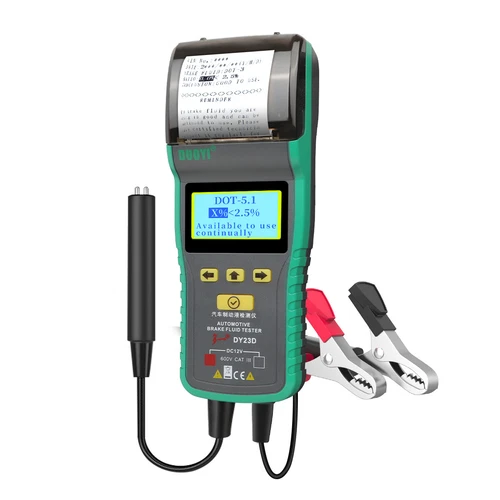 Automotive Car Brake Fluid Tester Detector with Printer For DOT3 DOT4 DOT5.1 