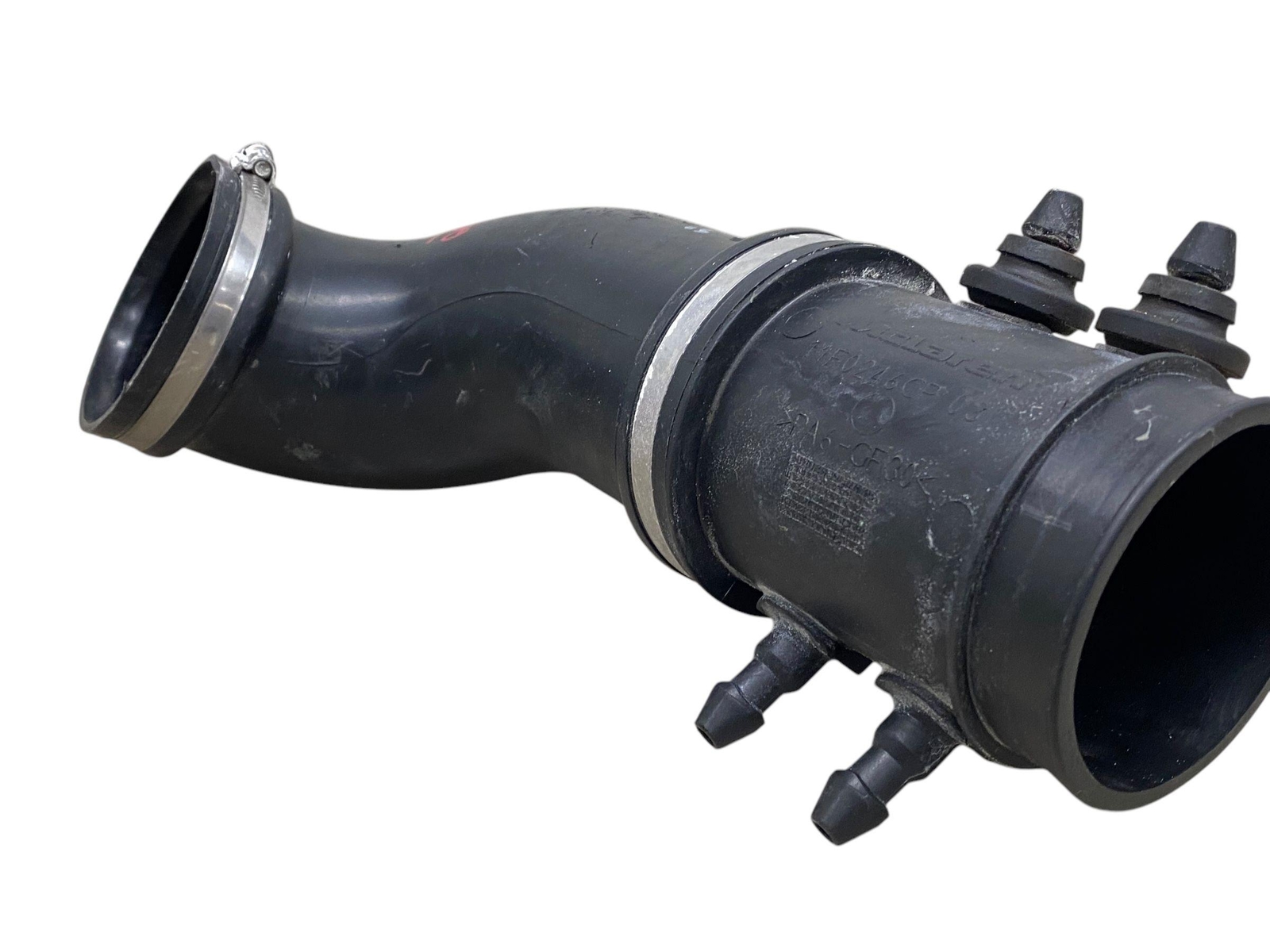 2018-2021 MCLAREN 600LT LEFT AIR INTAKE DUT TUBE HOSE W/ MASS AIR FLOW METER