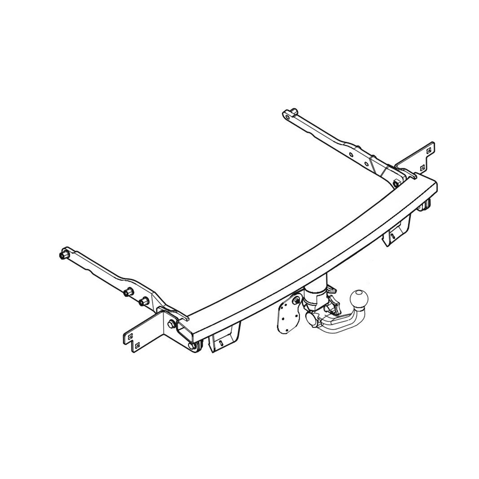 Westfalia Towbar for Ford Galaxy (WOHC) 2015 Onwards Detachable Tow