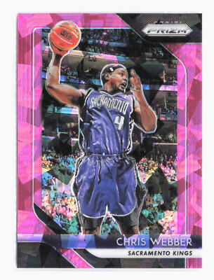 2018-19 Panini Prizm Chris Webber Pink Ice Prizm Parallel 165 Sacramento Kings