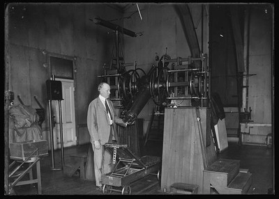 Photo:Prof. J.C. Hammond, astronomer at the Naval Observatory
