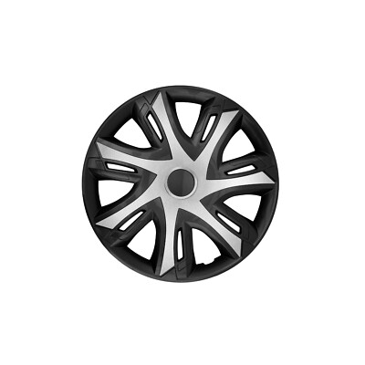 Radzierblenden Stahlfelgen Radkappen Satz 4er Auto KFZ Silber Schwarz N-Power