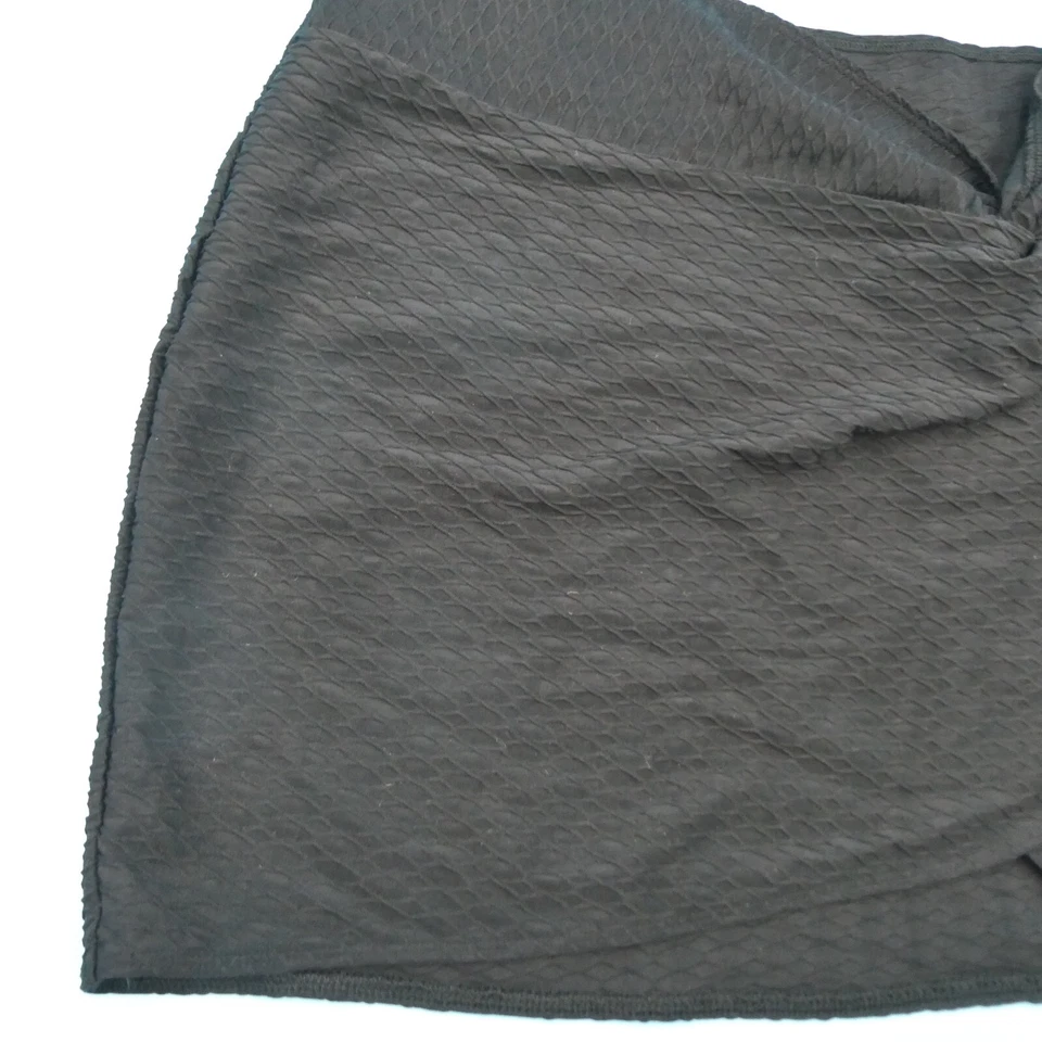 Victorias Secret Medium Large Black Twist Cover Up Wrap Skirt Bikini Bottom New - Image 3 of 4
