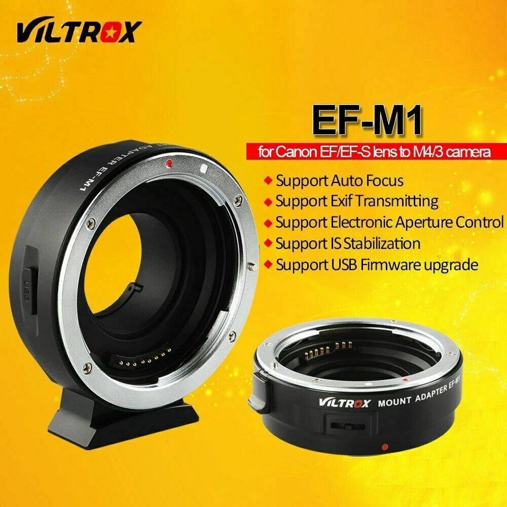 Viltrox EF-M1 Auto Focus Lens Adapter for Canon EOS EF EF-S Lens