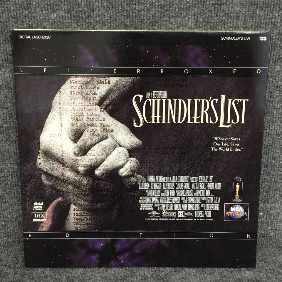 Lot Of 4 ~ 12” Laserdisc Movies Schindlers List, Field Of Dreams, Color Purple + - Imagem 2 de 4