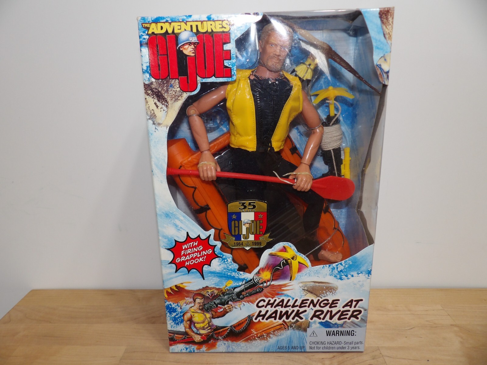 Gi Joe Adventures Challenge at Hawk River action figure 35 Year Anniversary