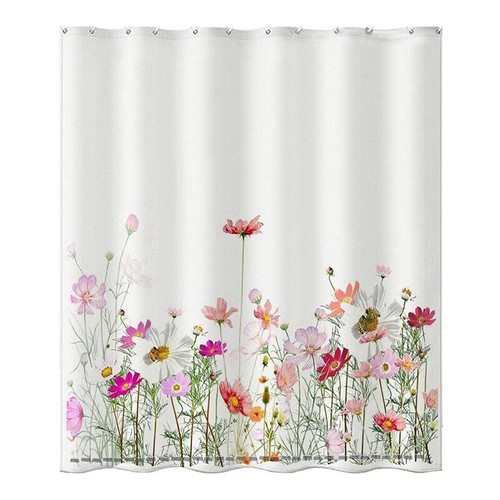 Ensemble Rideaux De Douche 18 Pièces Noël – BH Home & Linen – Jingle Bells – Rouge