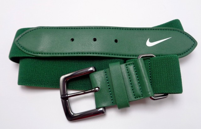 nike youth baseball belt green