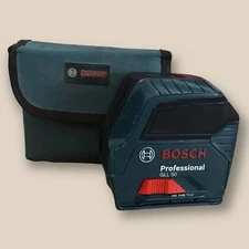 Bosch GLL 50 Self-Leveling Cross-Line Laser w/Case