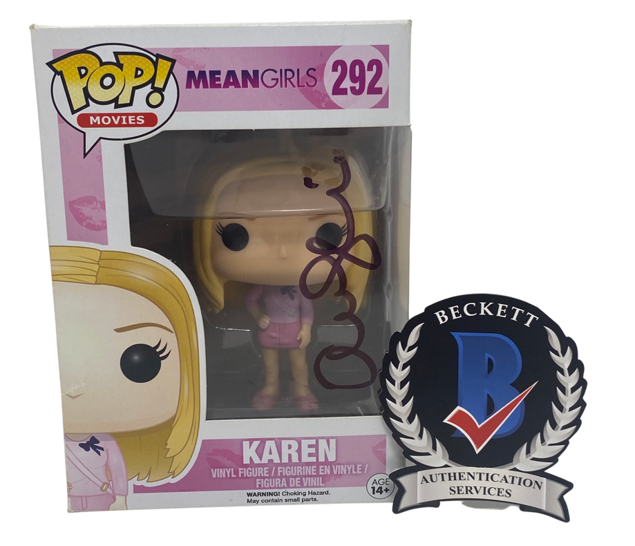 Amanda Seyfried Signed Autographed Karen Funko Pop Mean Girls