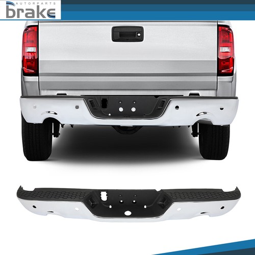 KUIPERAUTO Chrome Rear Bumper Assembly 55078095AE Compatible for 2009-18 Dodge Ram KUIPERAUTO Chrome Rear Bumper Assembly 55078095AE Compatible for 2009-18 Dodge Ram