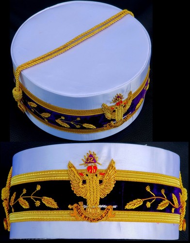 Masonic Hat 32nd 32 Degree Wings UP 