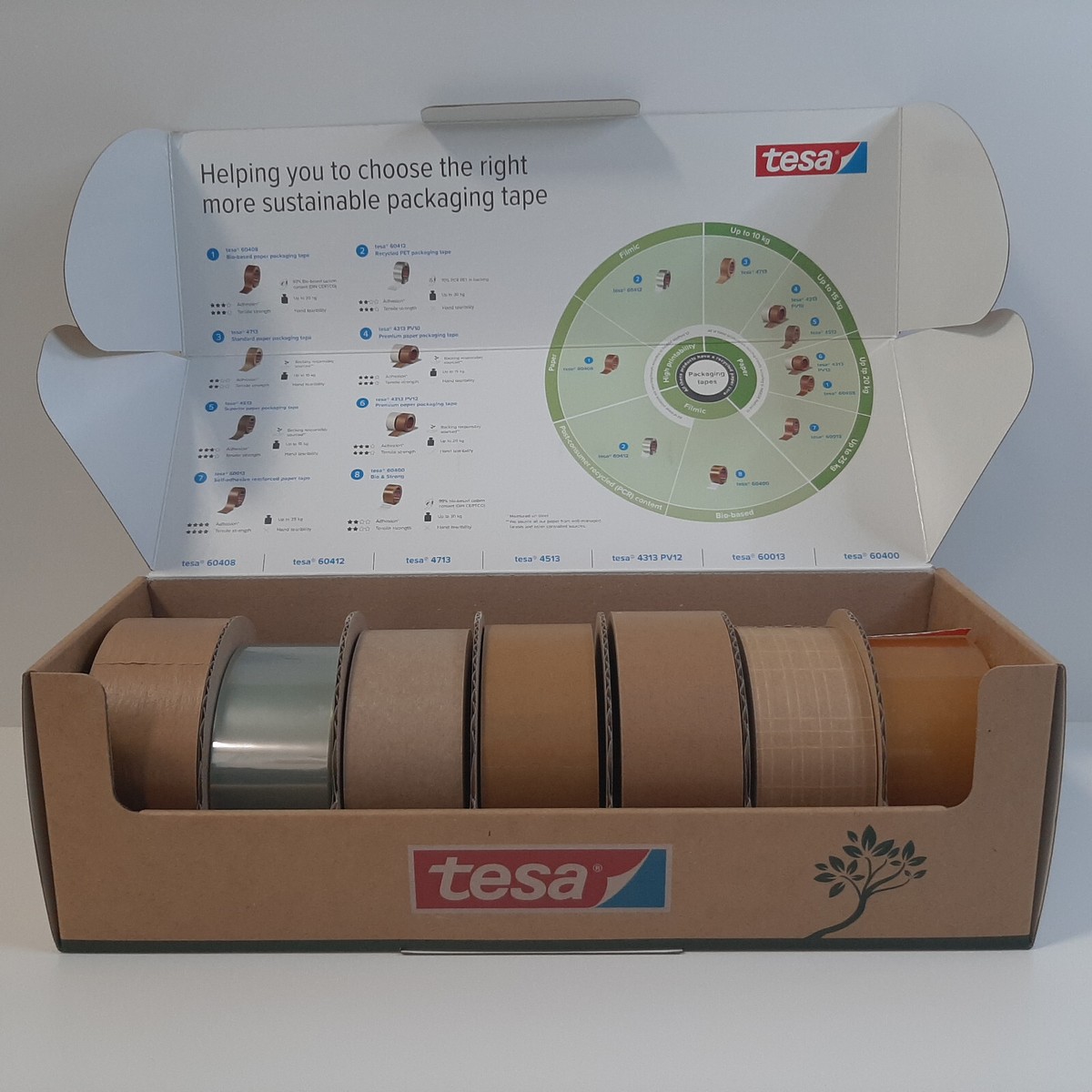 Tesa Nachhaltiges Premium-Verpackungsklebeband – Umweltfreundliches Verpackungstape Aus Italien