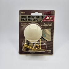 Flush Mount Toilet Bolts And Caps Brass 4568747