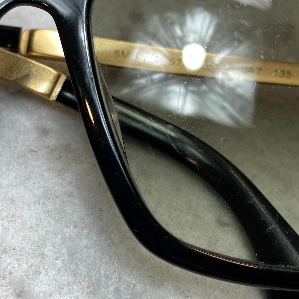 MIU MIU SMU11N Sunglasses Pentagon Black Gold  Gray Gradient MIU MIU SMU11N Sunglasses Pentagon Black Gold Gray Gradient  main image 3