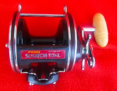 Penn SENATOR II 113HL 4/0 Big-Game Reel w/POWER HANDLE - USED COND!!!