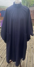 Vintage 70’s Vuokko Oversized Cape Coat Marimekko Designer - Navy Size M