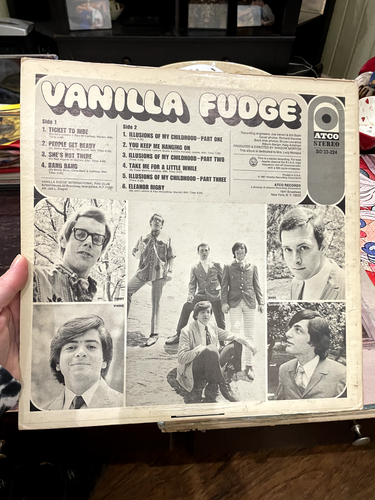 VANILLA FUDGE 1967 Self Titled 33 rpm LP Album - Picture 3 of 8