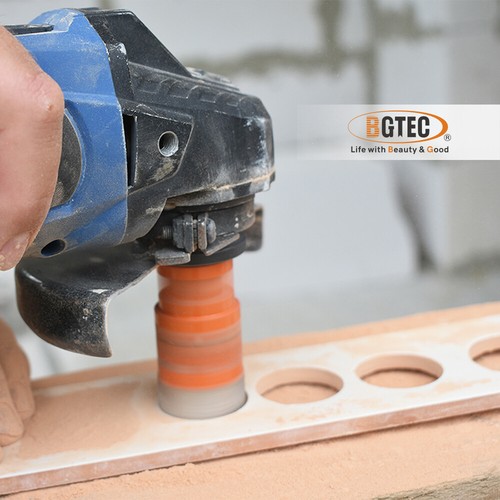 2pcs 58 6mm Diamond Drilling Bits Tile Ceramic Granite Stone Drill Angle Grinder - Imagen 7 de 10