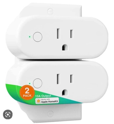 Gosund 2pack Mini Smart Plug Home WiFi Outlet Socket Work With