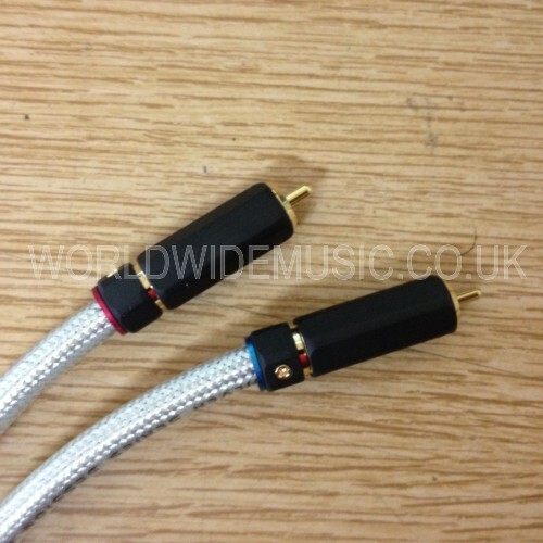 1 Pair of Van Damme Silver Series Lo-Cap 55pF Interconnect cables - RCA Plugs - Picture 5 of 21