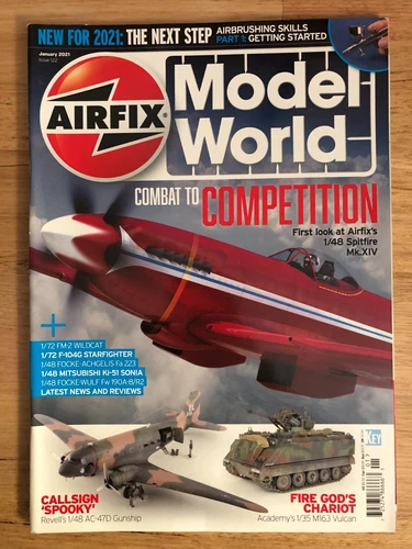 Airfix Model World Magazine #122 January 2021 Spitfire Mk.XIV Plus More