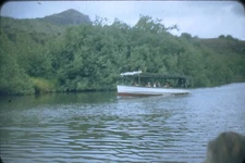 Red Border 1955  Wailua River Kauai Hawaii Kodachrome Transparency Slide