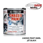 E-Tech- Chassis Paint 500ml -Jet Black. Refurbishing, Restoring & Protecting